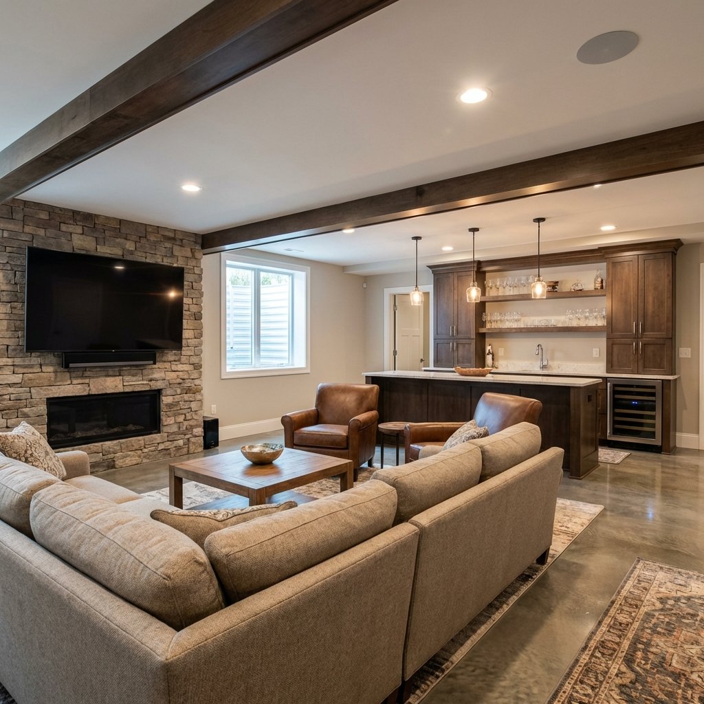 Walkout Basement Remodel Lexington MA